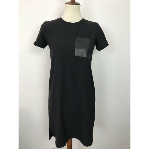 Madewell Zip Back Side Slits A-Line Shift Dress - Picture 1 of 10